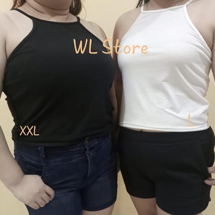 Wl Store - Crop Tank Top Jumbo / Atasan Wanita Big Size - Narisa