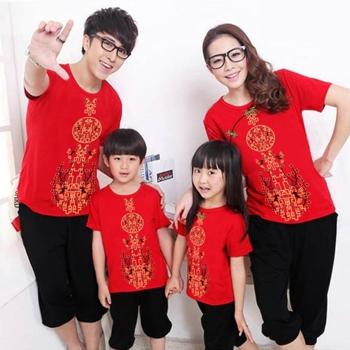 VM Kaos Imlek Tahun Kelinci / Imlek Kelinci / Couple Family Imlek 2023