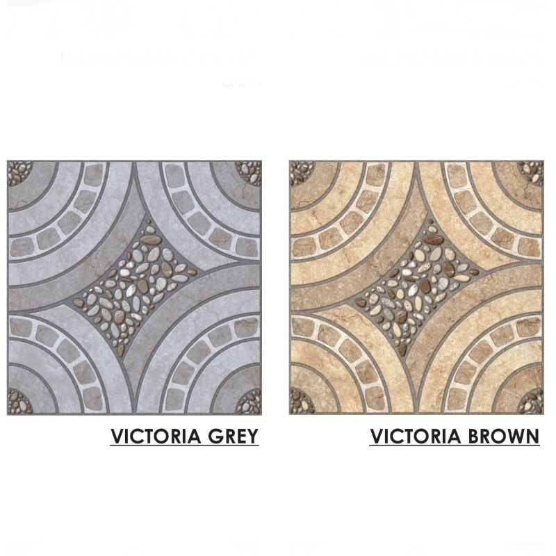 KERAMIK MATTE MOTIF VICTORIA GREY DAN BROWN UKURAN 50X50 BY JUPITER