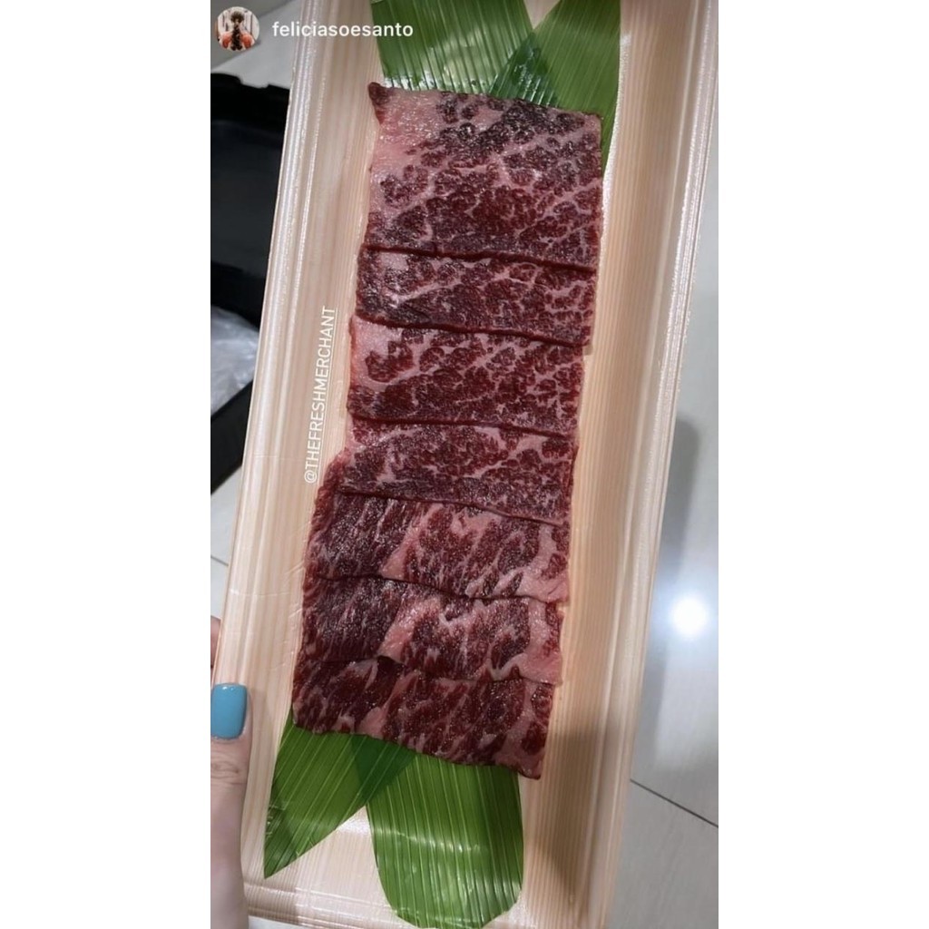 

Terlaris Beef Zabuton Wagyu Mb9/ Beef Yakiniku/Grill/Bbq/Chucktail Faatinasarah