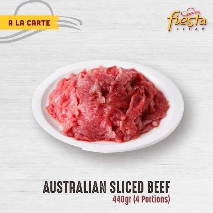 

Fiesta Steak Australian Sliced Beef - Daging Sapi Frozen Faatinasarah