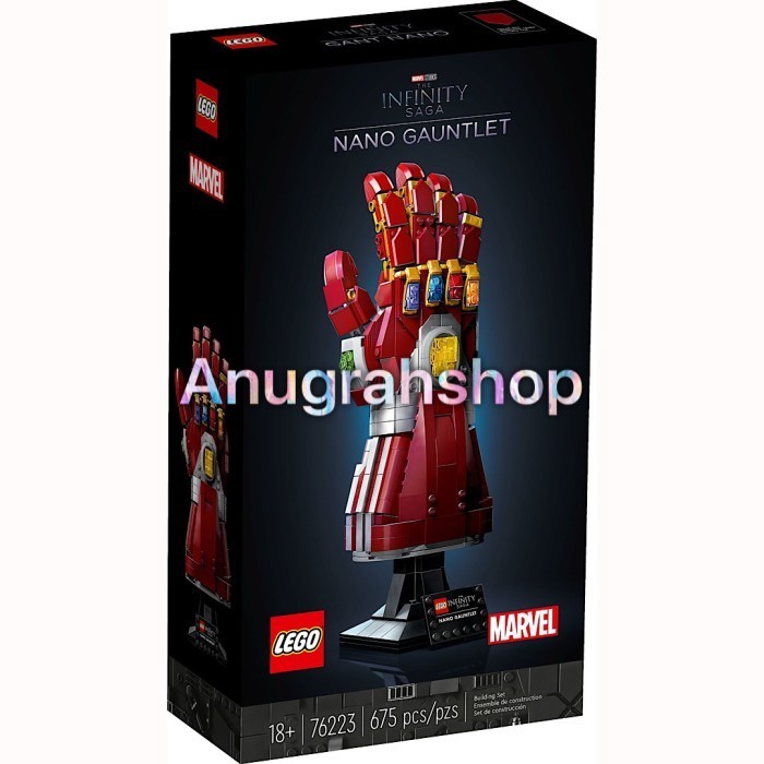 TERBARU LEGO 76223 SUPER HEROES Nano Gauntlet