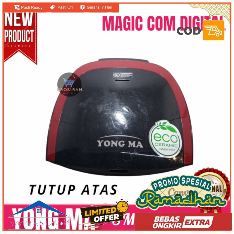 TUTUP ATAS MAGIC COM DIGITAL YONG MA SMC8017B SMC 8017 B ORIGINAL