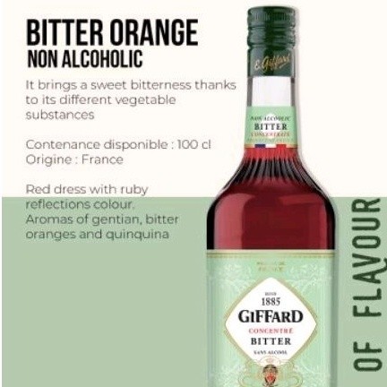 

Giffard Syrup Rasa Bitter Concentrate 1Liter