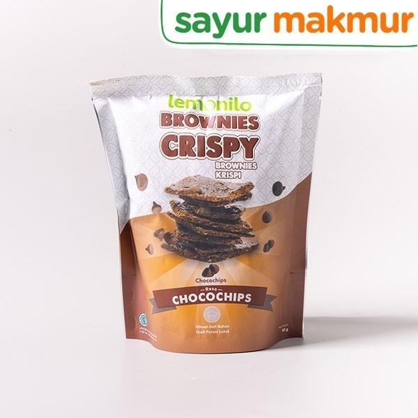 

Lemonilo Brownies Crispy Chocochips 40 gram Sayurmakmur