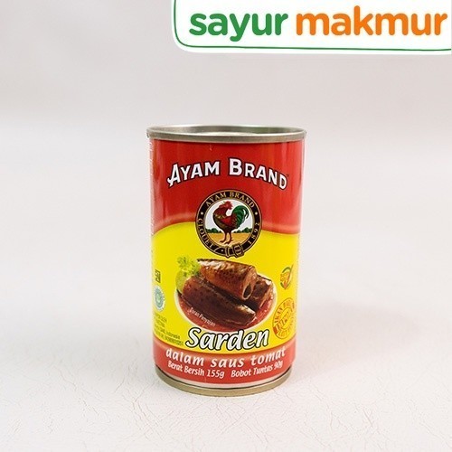 

Ayam Brand Sardines in Tomato Sauce 155 gram Sayurmakmur