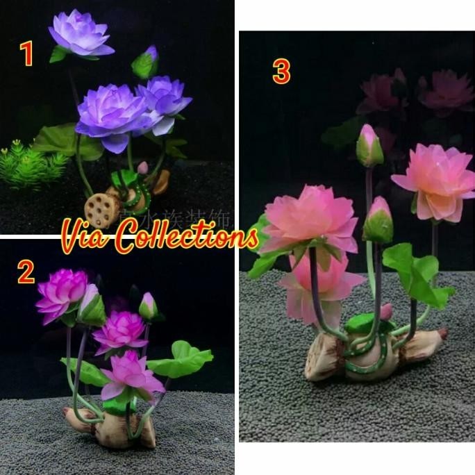 Tanaman Plastik Bunga Teratai