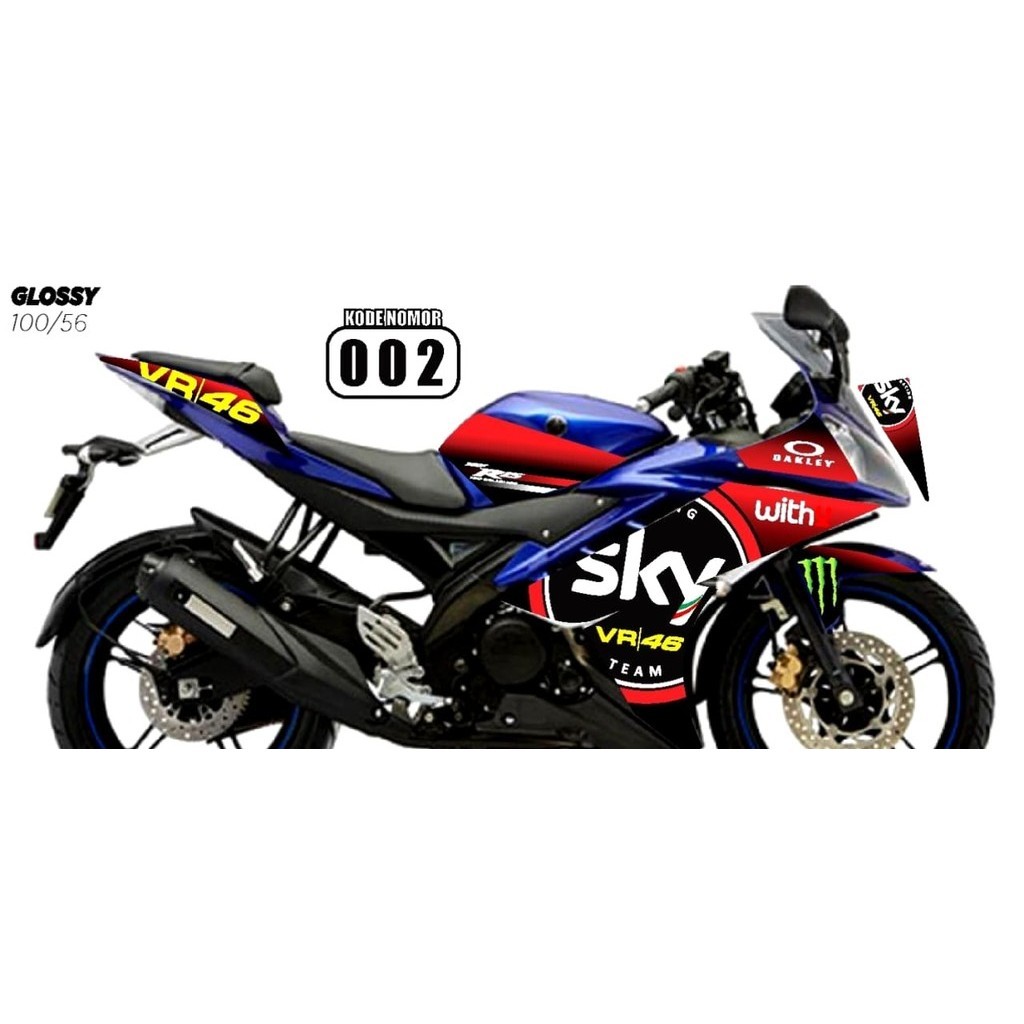 Decal Sticker Yamaha R15 V2 Sticker Striping Variasi Yamaha R15 V2