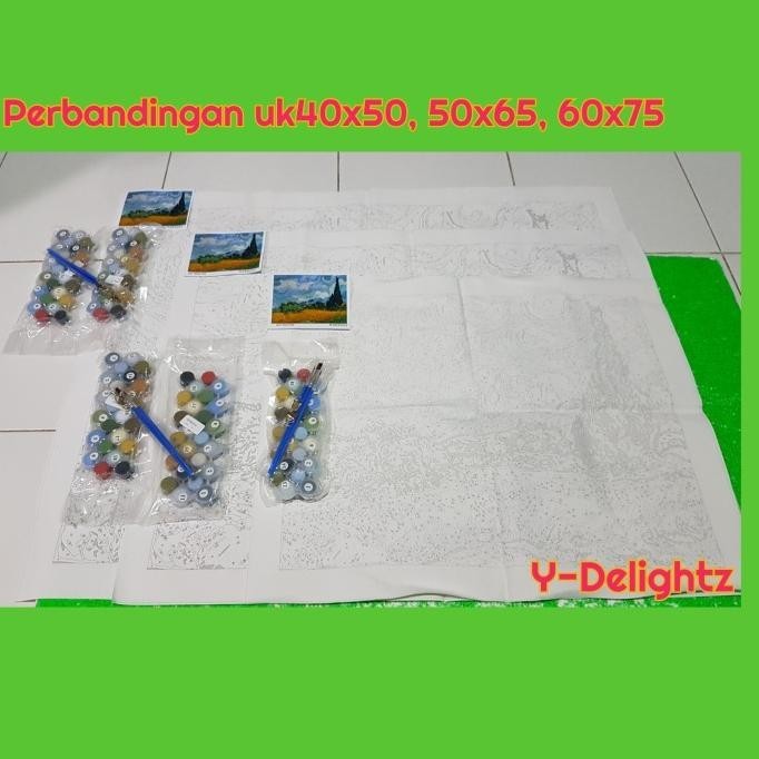 

Diy Painting / Paint By Number 60 Cm X 75 Cm Choose Your Picture