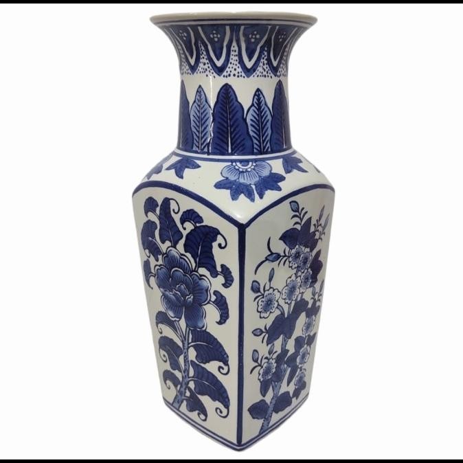 Vas Bunga Keramik Tinggi 35 Cm / Guci Vas Bunga Antik Tinggi 35Cm