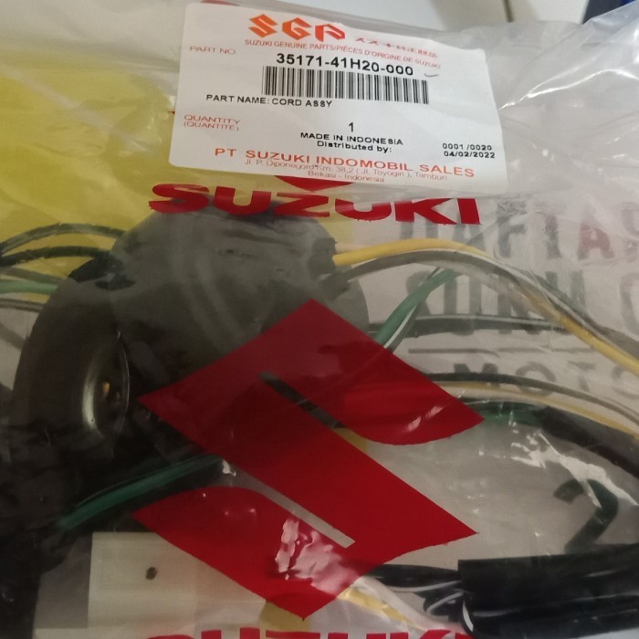 soket socket kabel ng lampu depan suzuki skydrive original