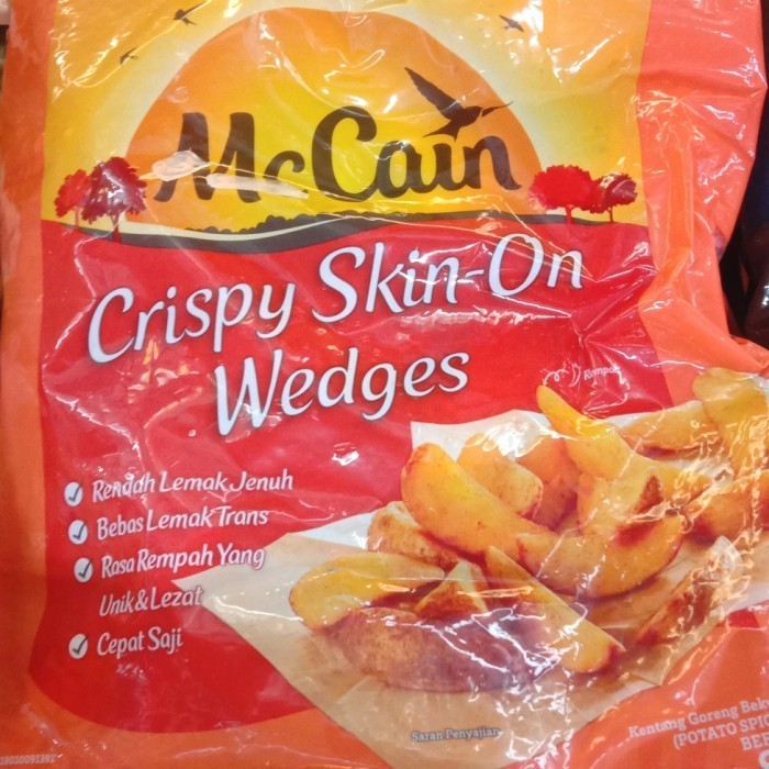

Uinn - Potato Wedges Mccain Crispy Skin On/Kentang Goreng/Frozen Food