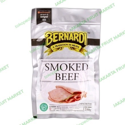 

Uinn - (Frozen Food) Bernardi Smoked Beef 250Gr (Grab/Gojek)