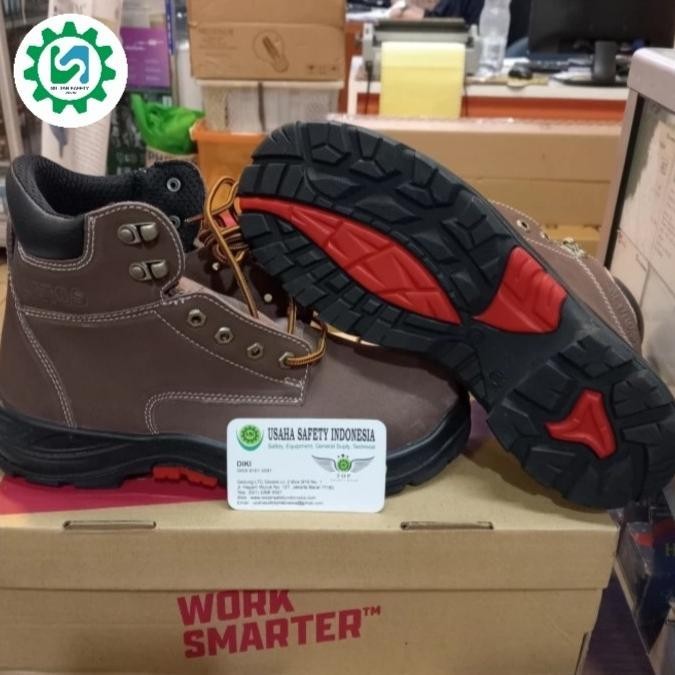 Sepatu Safety Aetos Tungsten / Safety Shoes Aetos - Mocca Original  Zeolindanari