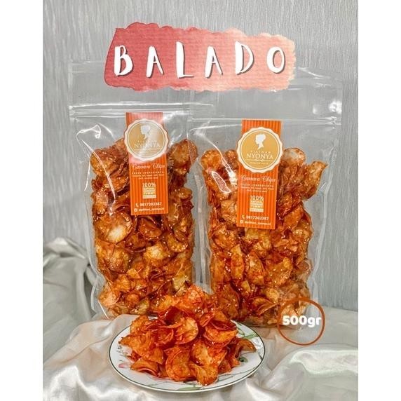 

POI Keripik singkong balado - Keripik singkong - Keripik pilihan nyonya 500gr TERLARIS