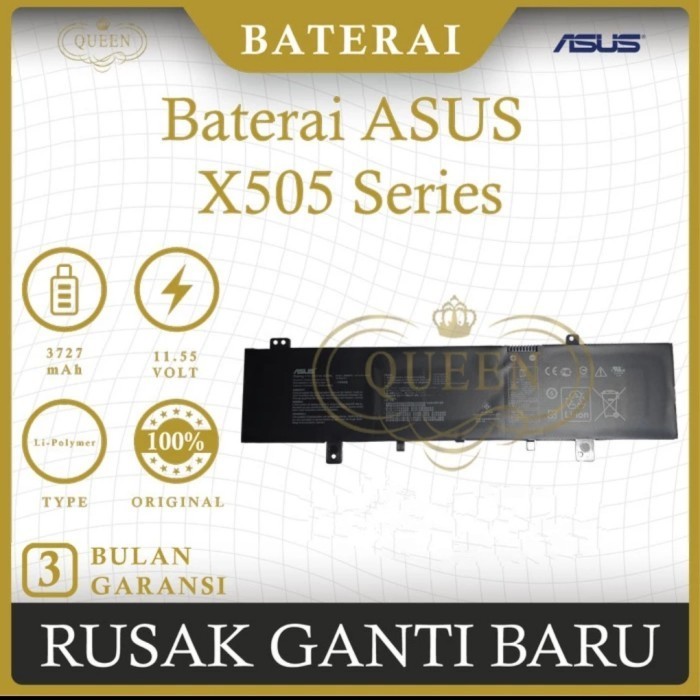 BATERAI LAPTOP ASUS X505 X505BA X505BP X505ZA ORIGINAL