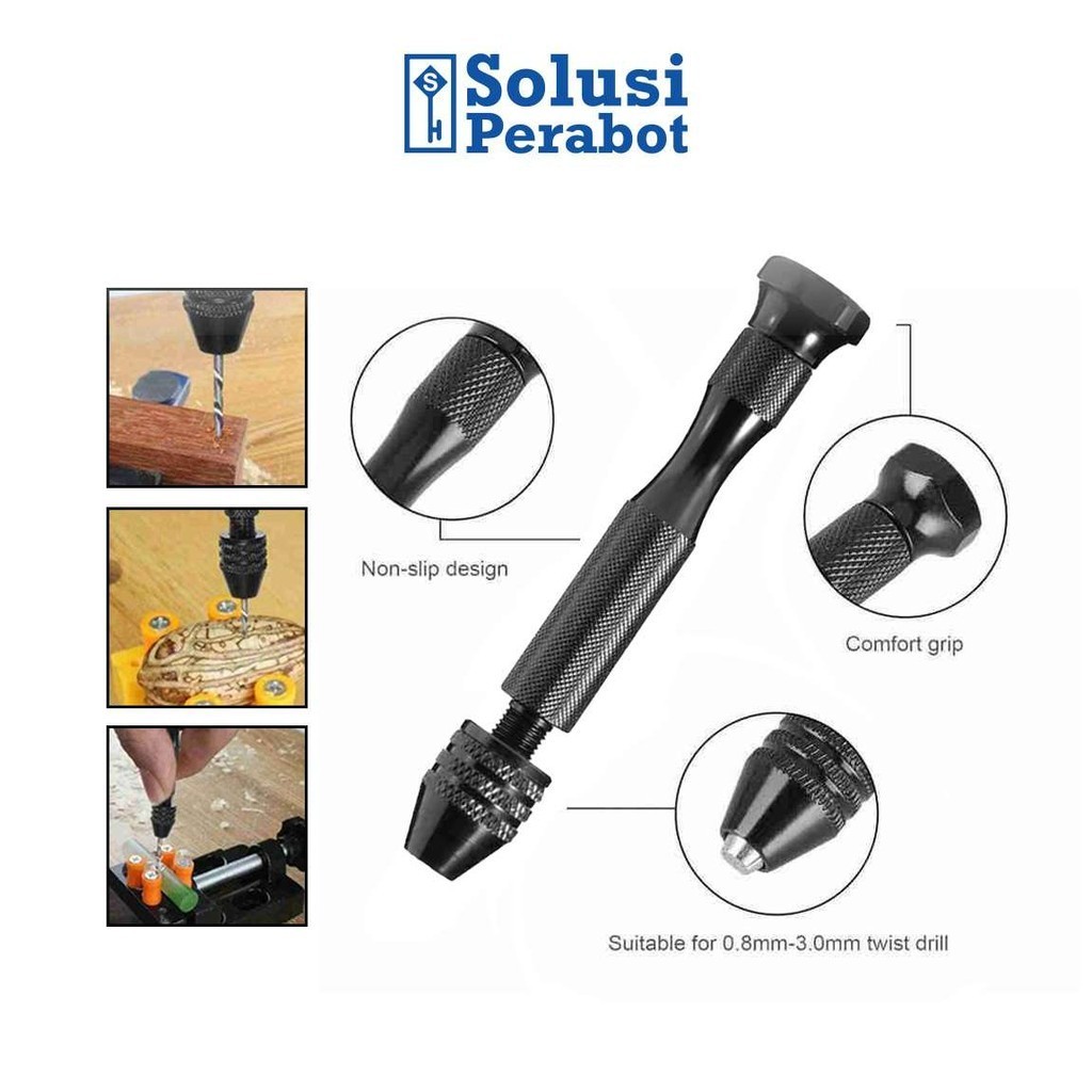 Bor Tangan Manual SP / Mini HSS Twist Drills Cocok Untuk Kayu Plastik Papan Akrilik