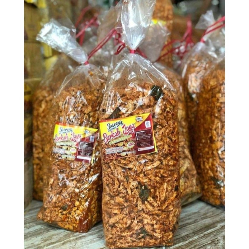 

basreng pedas daun jeruk berkah jaya 1Kg