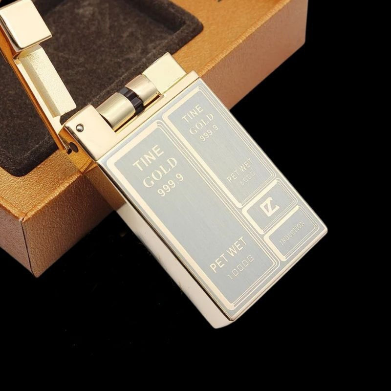 Korek Api Bara Gas Model Emas Tine Gold Induction Gold