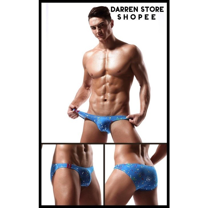 BR046. SEXY COLORFUL BIKINI CELANA DALAM PRIA BRIEF SEXY / JOCKSTRAP PRIA SEXY BRIEF PRIA. MEN'S