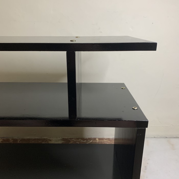 Rak Meja Tv Led Kayu 3 + Roda