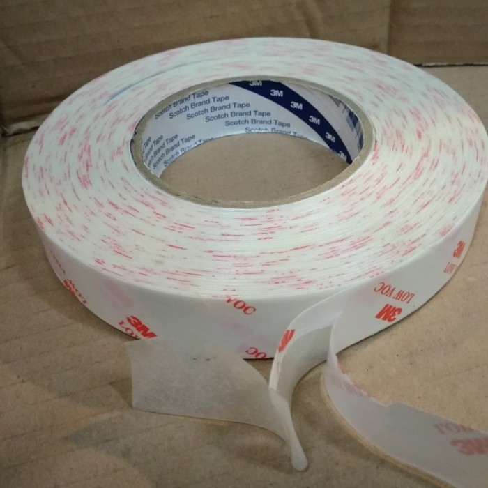

DISKON double tape 3M / coated tape tissue LOW VOC 99015LVC 1"in x 50 meter