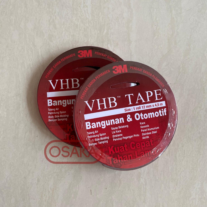 

JUAL 3M VHB Double Tape Automotive 12mm / 1/2 inch x 4.5m