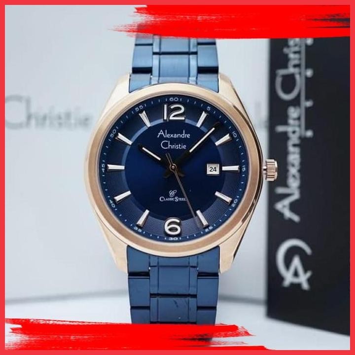 (ITP) ALEXANDRE CHRISTIE AC 8583MD / AC8583 BLUE ROSE ORIGINAL & GARANSI