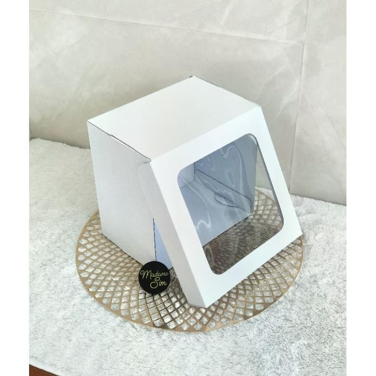 

Cepat Hemat" KOTAK KUE - CAKE BOX - DUS BOLU 22x22x15 (JENDELA) - WK (ISI : 10 PCS) ||