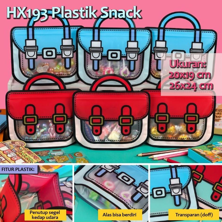 

Beli Lebih" HX193 [10 pcs] Plastik Snack Hadiah Ziplock Birthday Packaging Bag ||