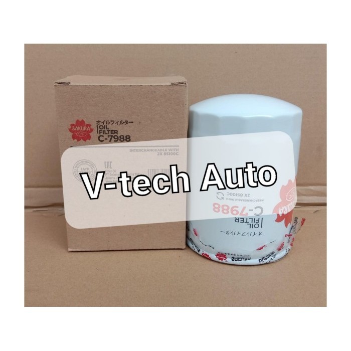 OIL FILTER OLI LIN-HAI JX85100C J8611851 C-7988 C7988 SAKURA