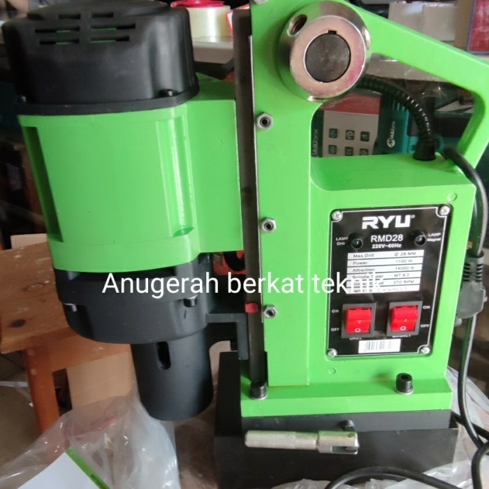 MESIN BOR MAGNET TEKIRO RYU 28 MM MAGNETIC DRILL BOR DUDUK