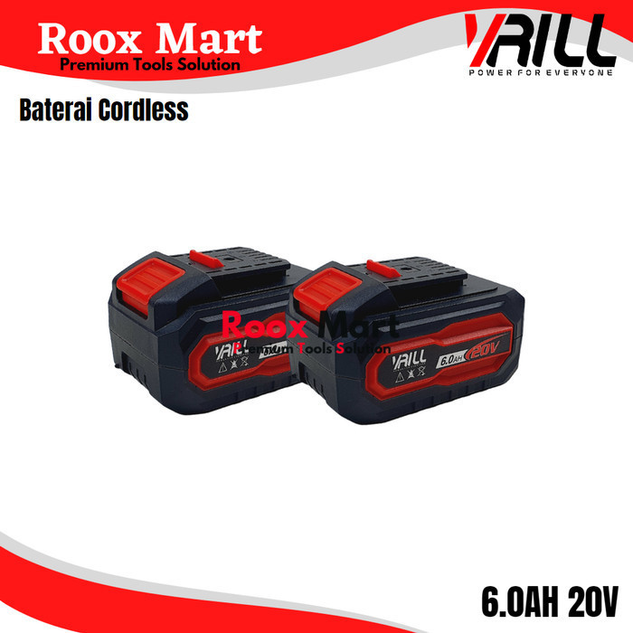 BATERAI CORDLESS VRILL 20V 6.0AH