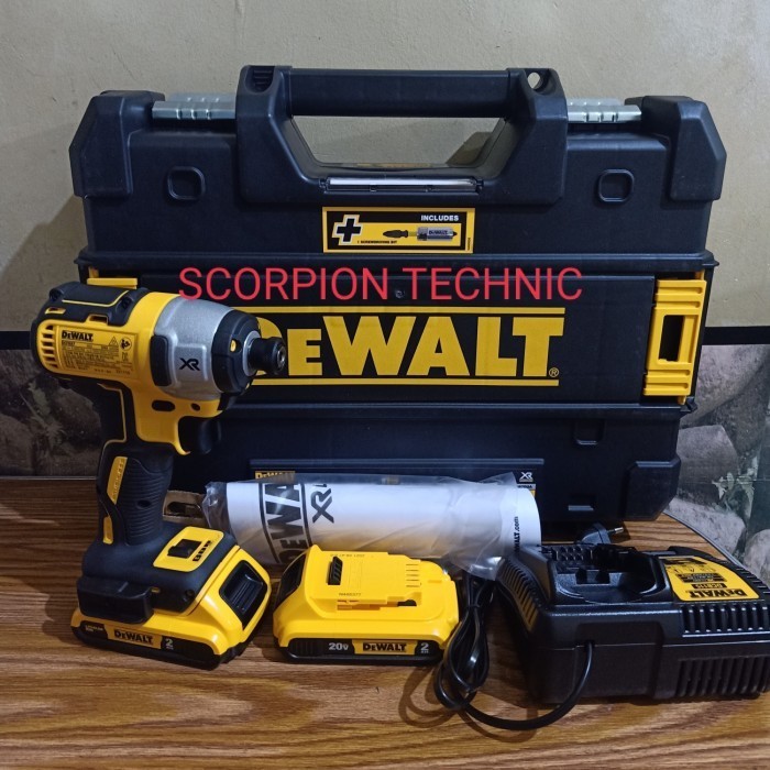 MESIN BOR OBENG IMPACT DRIVER DEWALT DCF887D2A DCF887D2 20V DCF887