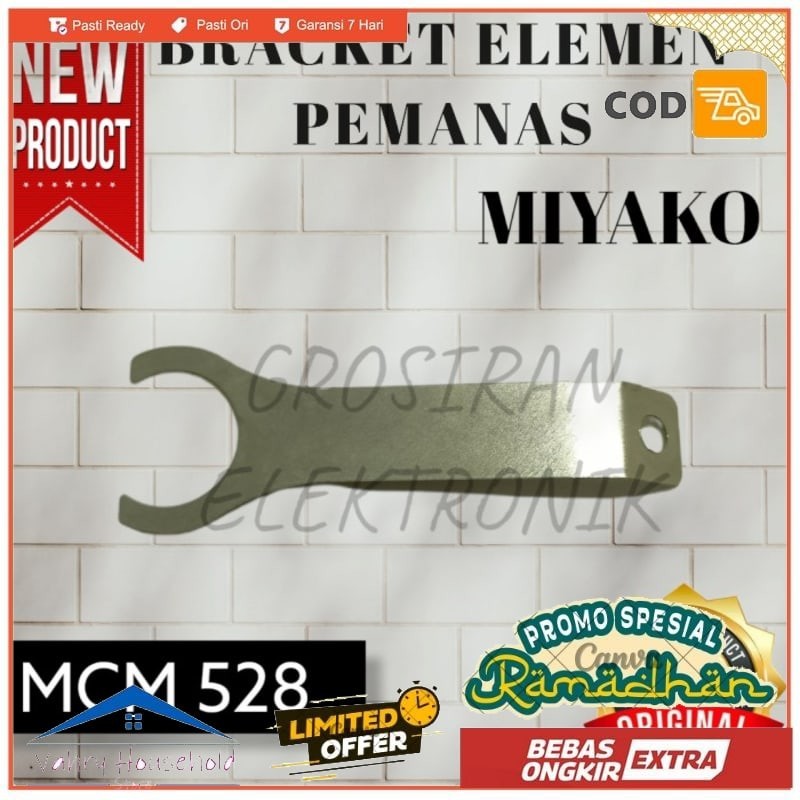 BRACKET ELEMEN PEMANAS MAGIC COM MIYAKO MCM528 MCM 528 ORIGINAL