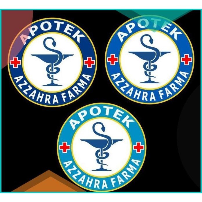 

stiker by request - logo apotek 4 warna 19F3B2024 suku cadang