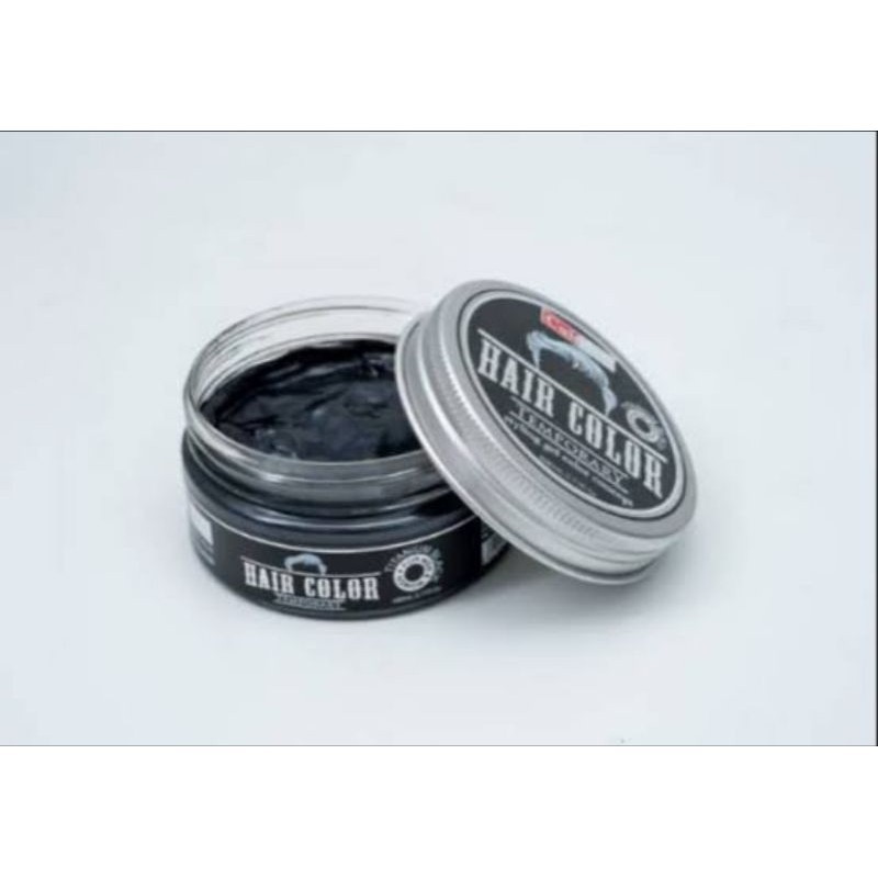 Pomade Warna Cultusia Hair Color Temporary 80ml - Titanium Black