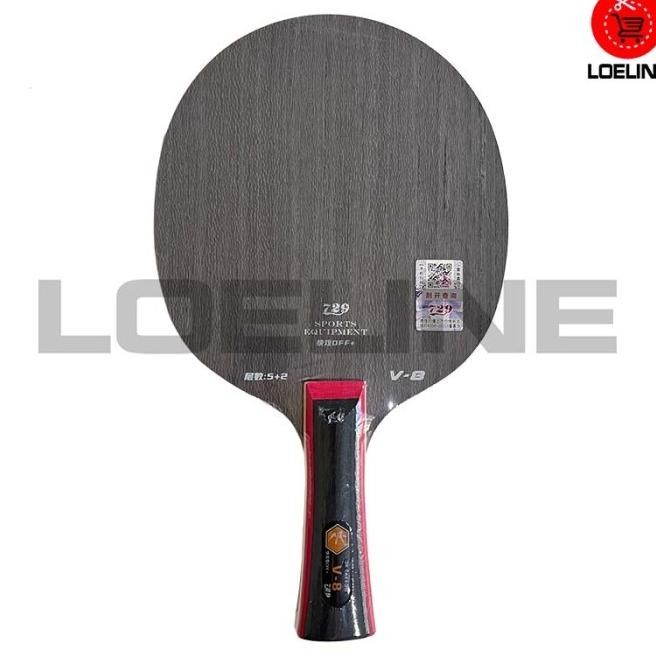Kayu Bet Bat Pingpong Hitam Tenis Meja RITC 729 Friendship V-8 Bagus - TOKO SAFFA