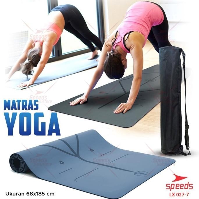 SPEEDS MATRAS YOGA MAT PU KARET MATRAS PREMIUM KARPET SPONS SPEEDS SAKTISAPUTRA111