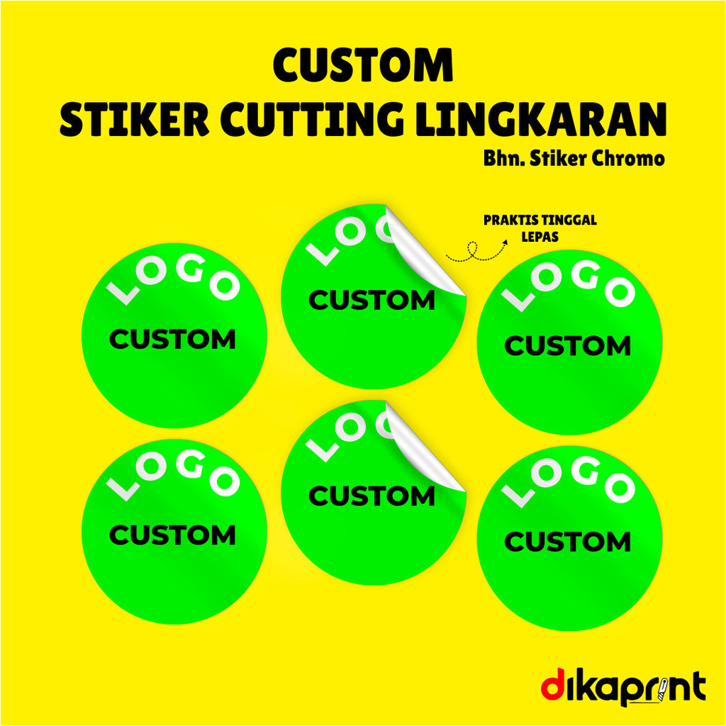 

DIKAPRINT CUTTING STIKER LINGKARAN CUSTOM