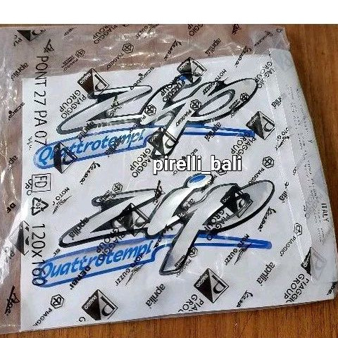 Stiker Emblem Piaggio Zip 100 Original Sticker Body 1pcs