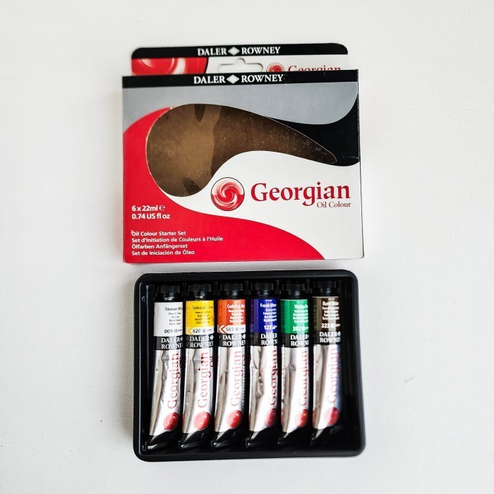 

Daler Rowney Georgian Oil Color Set Cat Minyak