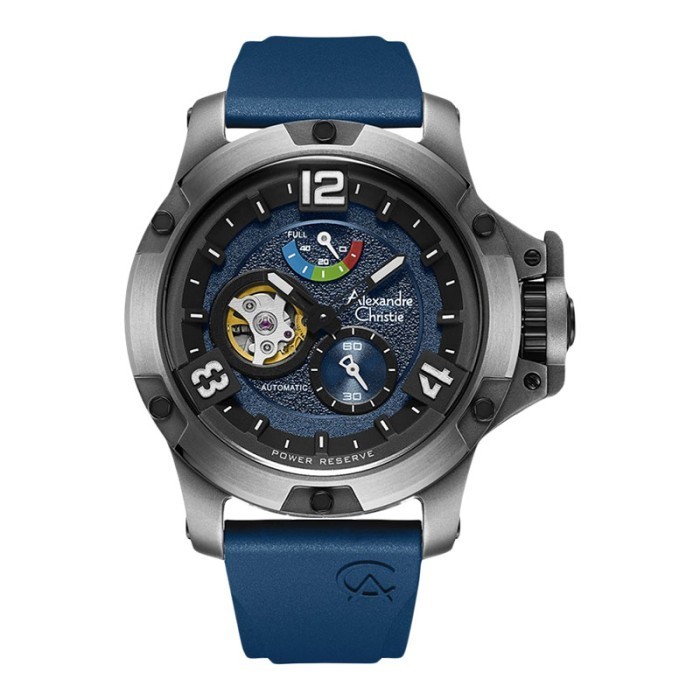 Jam Tangan Pria Alexandre Christie AC 6295 MP RTPBU Limited Blue Dial