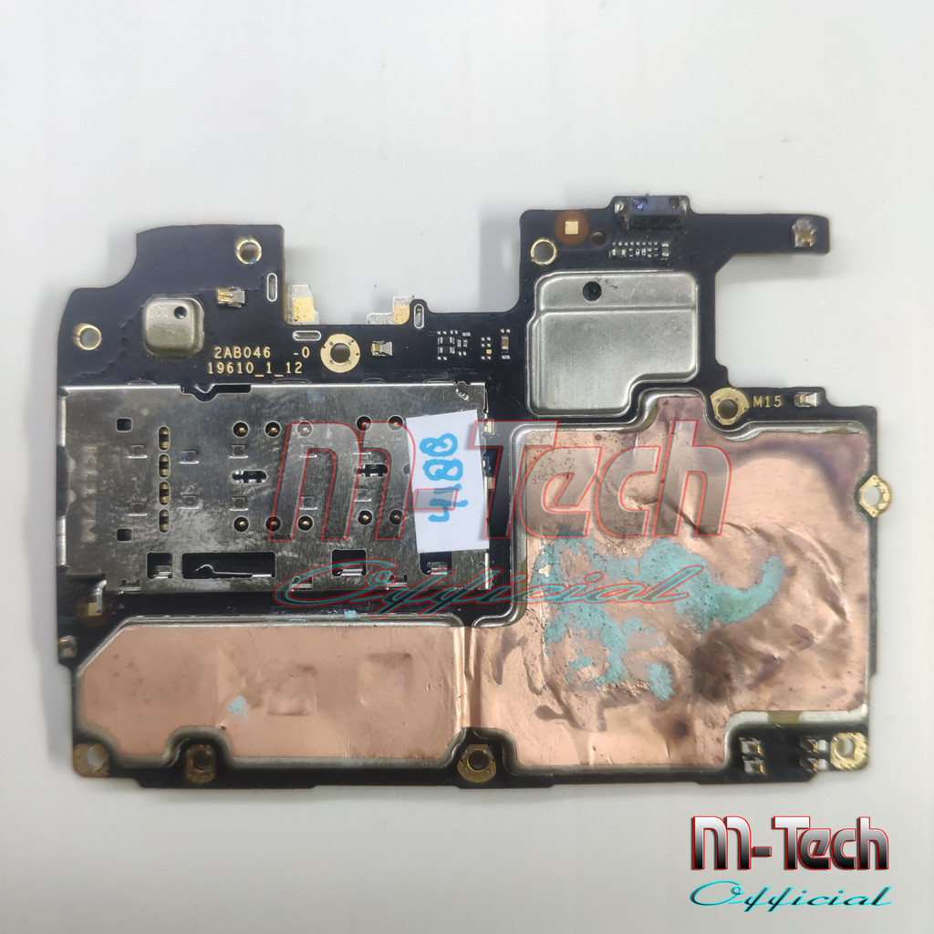 [4188] PCB Mesin Realme C21Y original minus mati mulus / matot