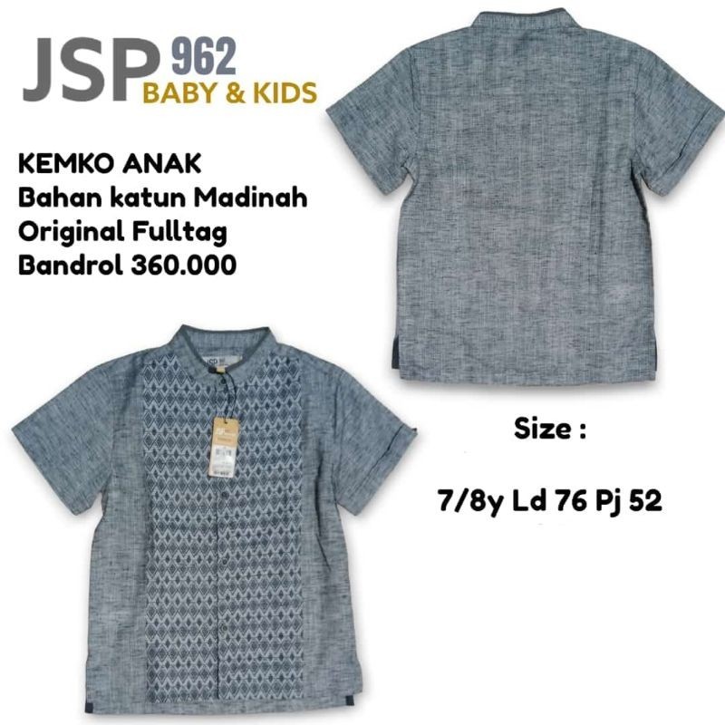 Baju Koko Anak Merk Cressida dan Jsp Lengan Panjang dan Pendek
