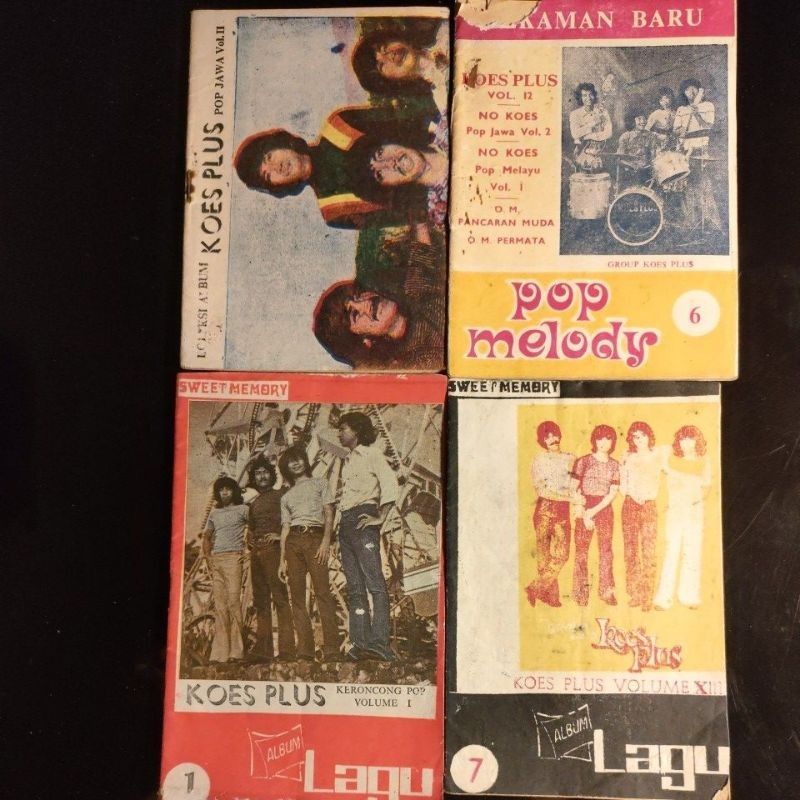 Buku Lirik Lagu Jadul & Musik Koes Plus Original 1974