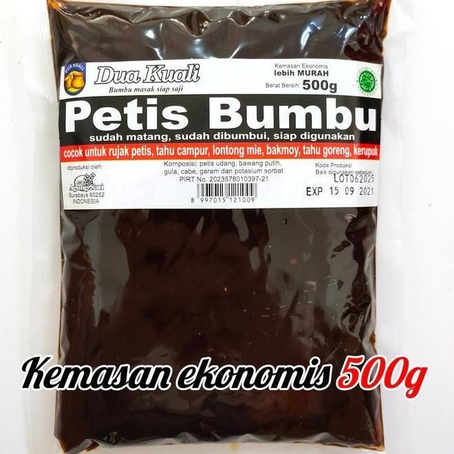 

ENAK 500g Petis (Udang) Bumbu Dua Kuali - kemasan ekonomis HTS