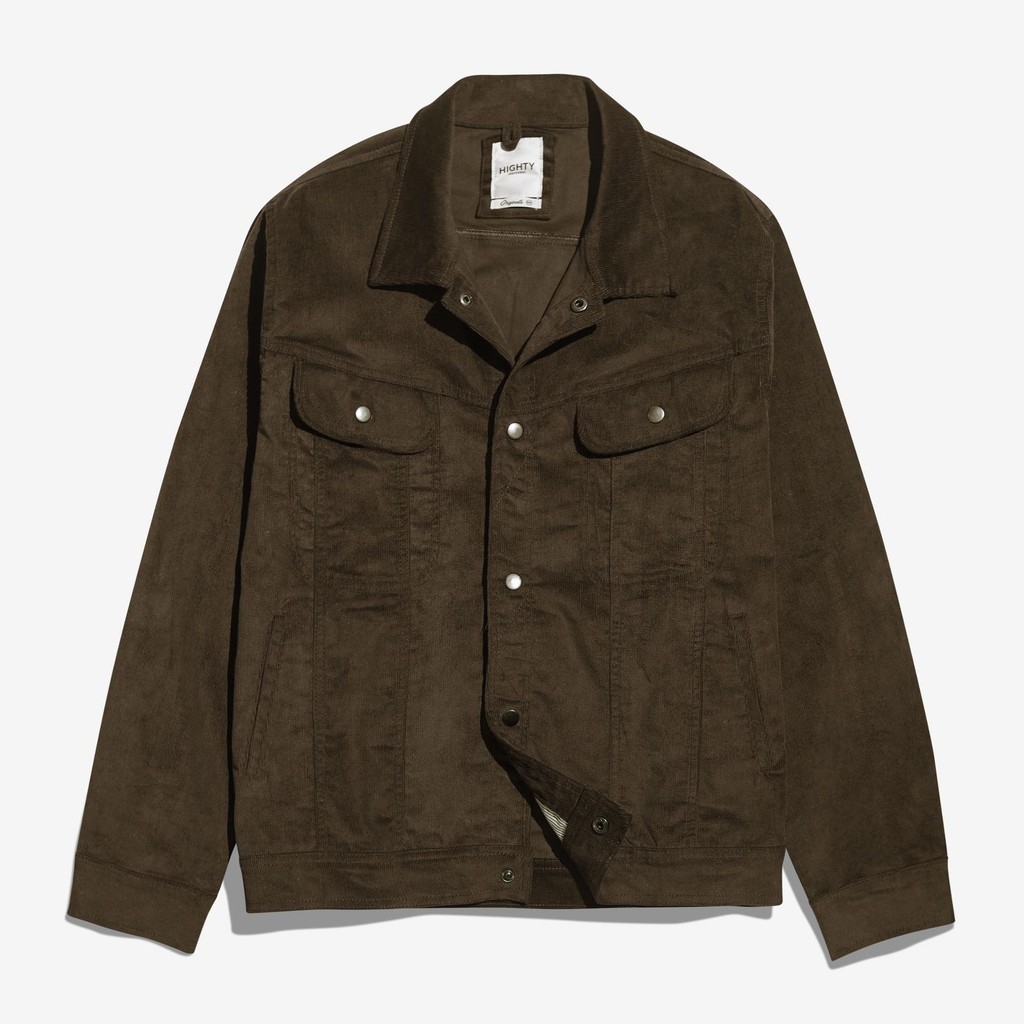Highty Wood Corduroy Trucker Jacket (Limited Edition) | Jaket Pria