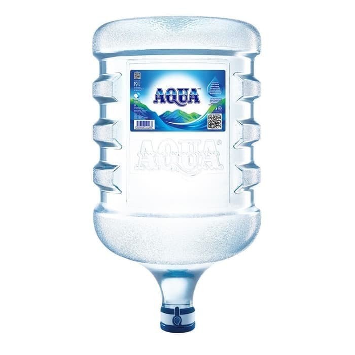 

AQUA Air Mineral 19 Liter Galon Isi Grab Gojek Minum Minuman Putih