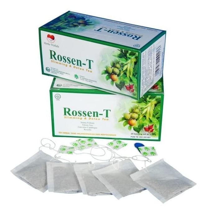

Rossen-T Slimming Detox Tea Teh Hijau Herbal Pelangsing Mengurai Racun AS76